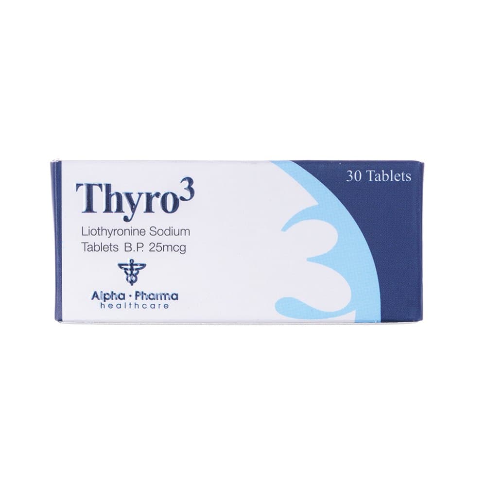 Thyro 3 (Liothyronine Sodium) 25 Mcg product image 1