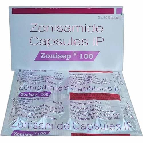 Zonisep Capsules (Zonisamide) 100 mg