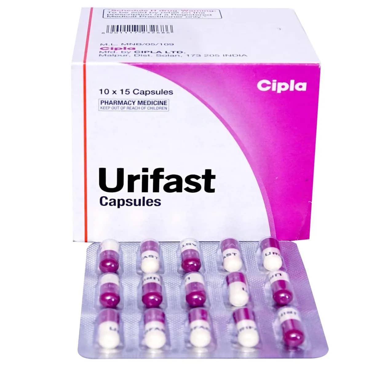 Urifast (Nitrofurantoin) Capsules 100 mg