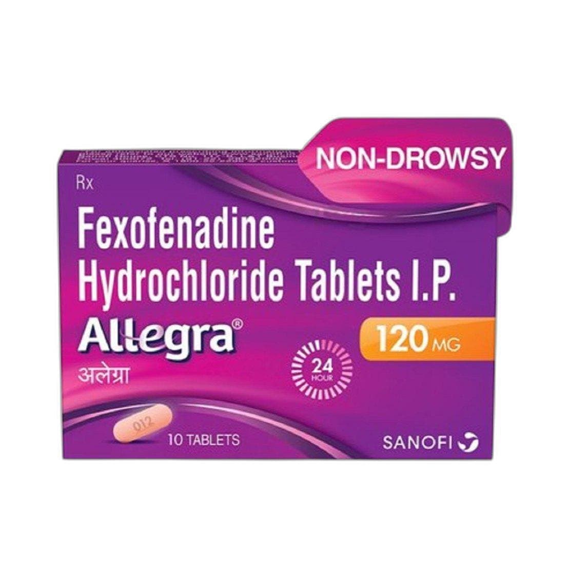 Allegra (Fexofenadine) 120 mg Tablets product image 1