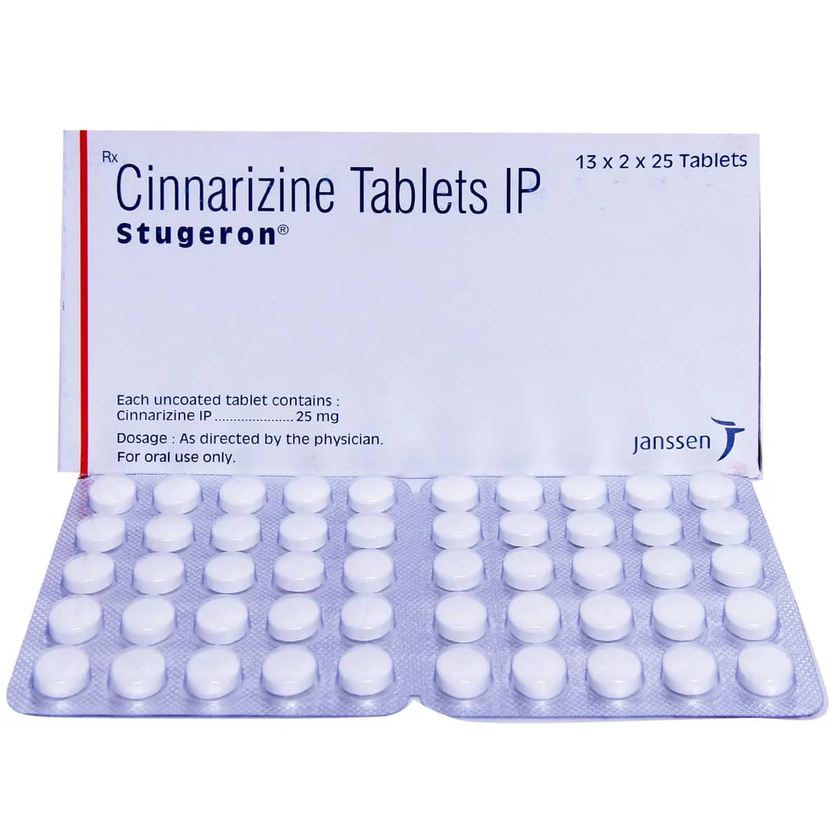 Stugeron (Cinnarizine) Tablets 25 mg