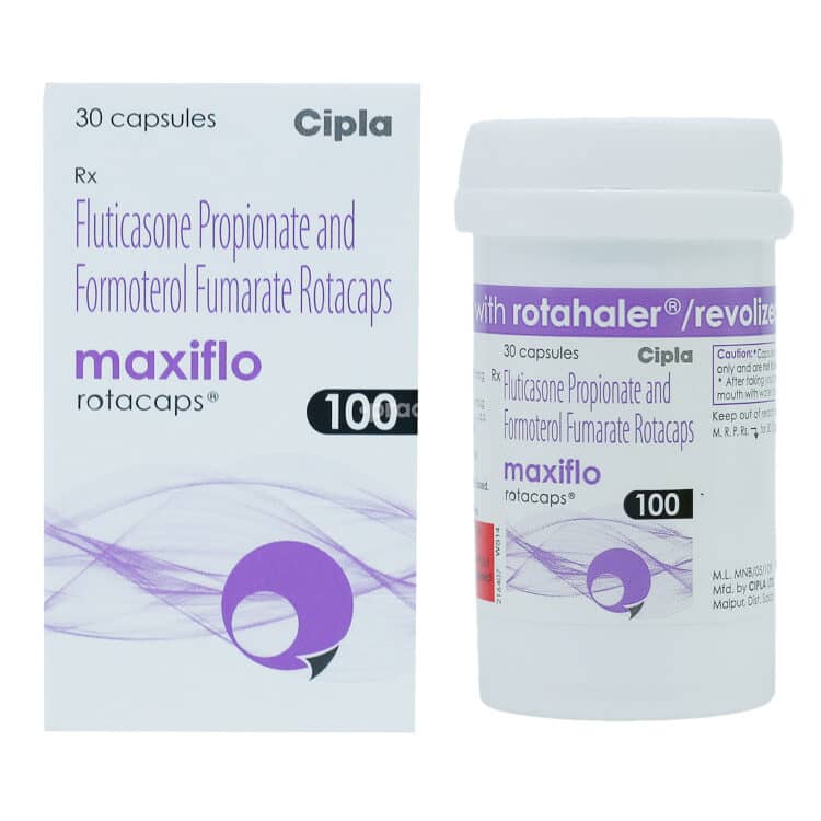 Maxiflo Rotacaps 100 Mcg