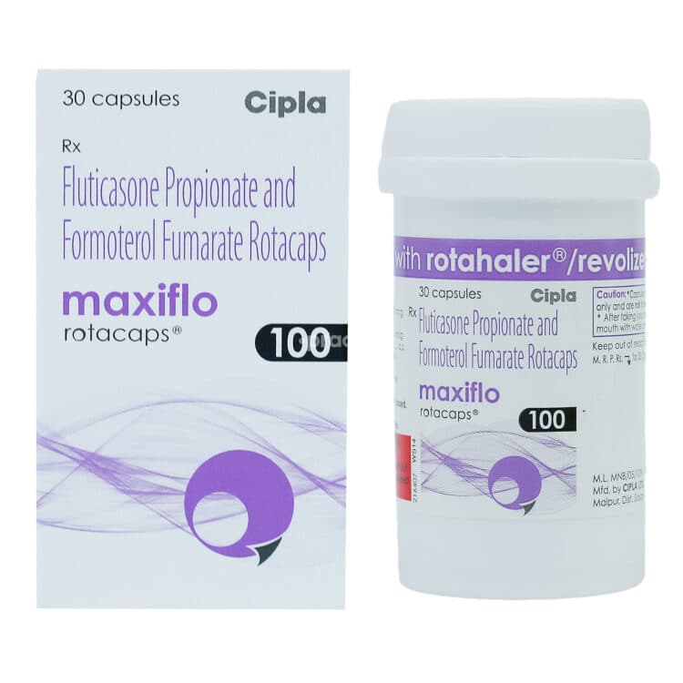Maxiflo Rotacaps 100 Mcg product image 1