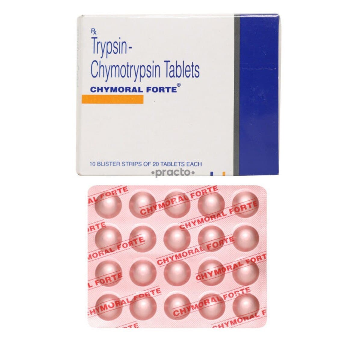 Chymoral Forte (Trypsin Chymotrypsin) 100000au product image 1