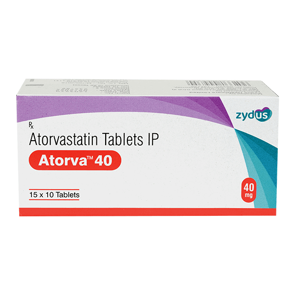 Atorva (Atorvastatin) 40 mg Tablets product image 1