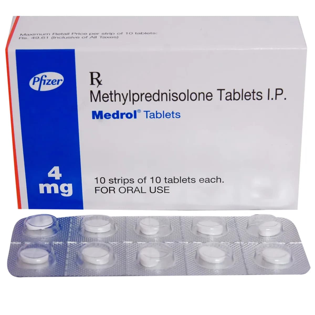 Medrol 4 mg Tablets product image 1