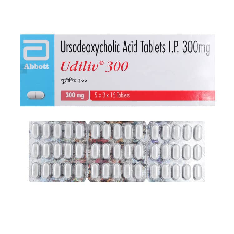 Udiliv (Ursodesoxycholic Acid) Tablets 300 mg