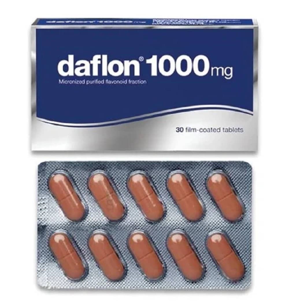 Daflon (Diosmin) 1000 mg Tablets