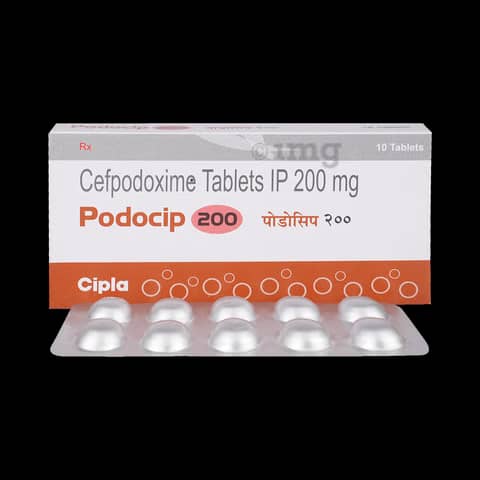 Podocip 200 mg Tablets (Cefpodoxime)