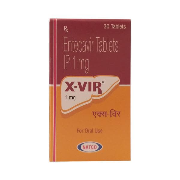 X-Vir (Entecavir) 1 mg Tablets