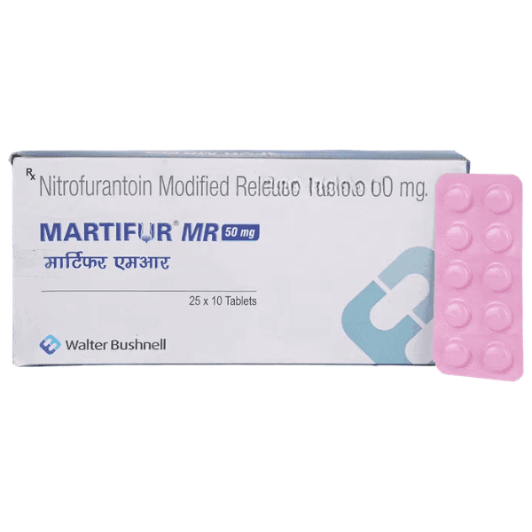 Martifur 50 mg Tablets (Nitrofurantoin)