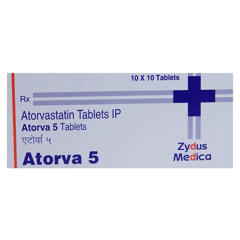 Atorva (Atorvastatin) 5 mg Tablets product image 1