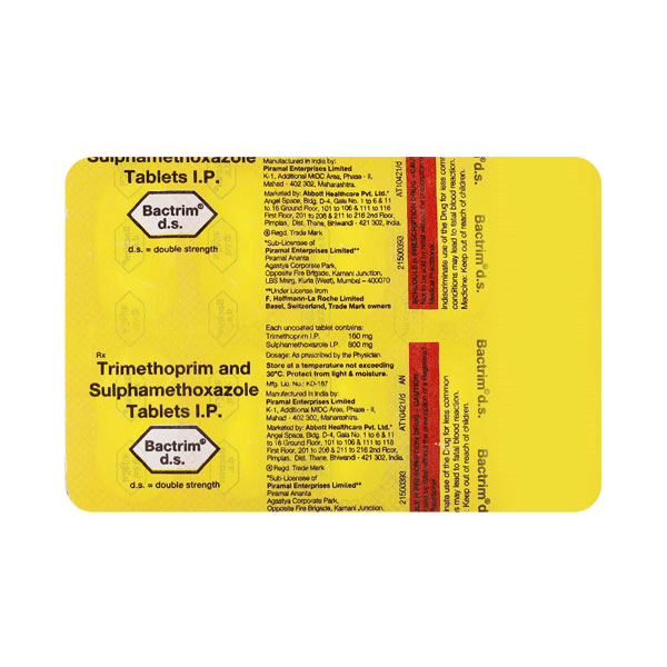 Bactrim DS 200 mg Tablets (Sulfamethoxazole/Trimethoprim) product image 1