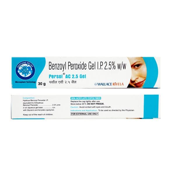 Persol AC Gel (Benzoyl Peroxide) 2.5% w/w product image 1