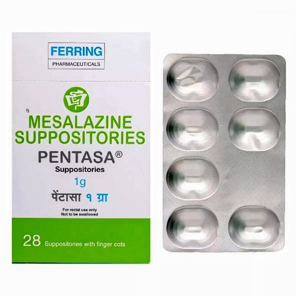 Pentasa Suppository 1g (Mesalamine)