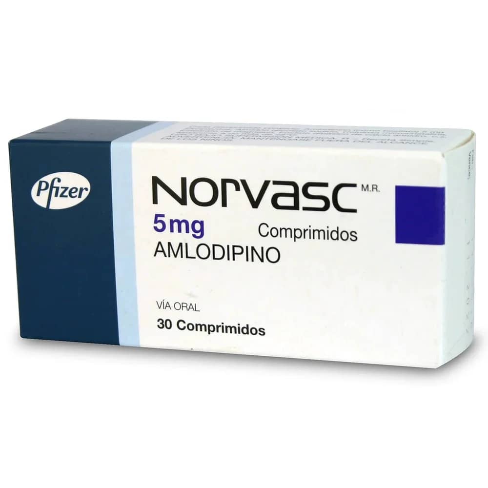 Norvasc Amlodipine Tablets, 5mg
