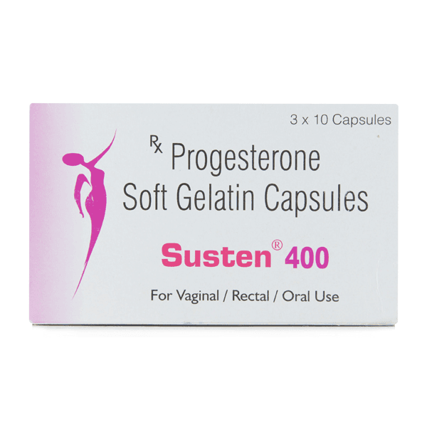 Susten (Progesterone) Capsules 400 mg product image 1