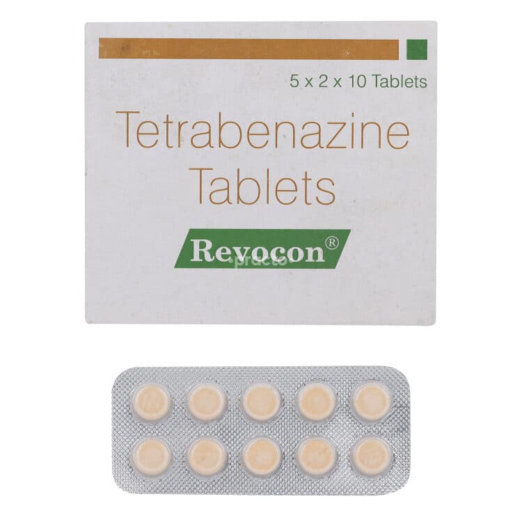 Revocon Tablets (Tetrabenazine) 25 mg product image 1