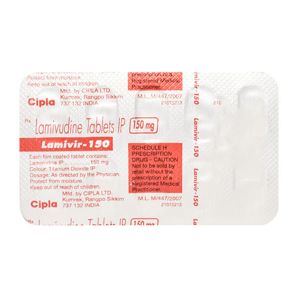 Lamivir (Lamivudine) 150 mg Tablets product image 1