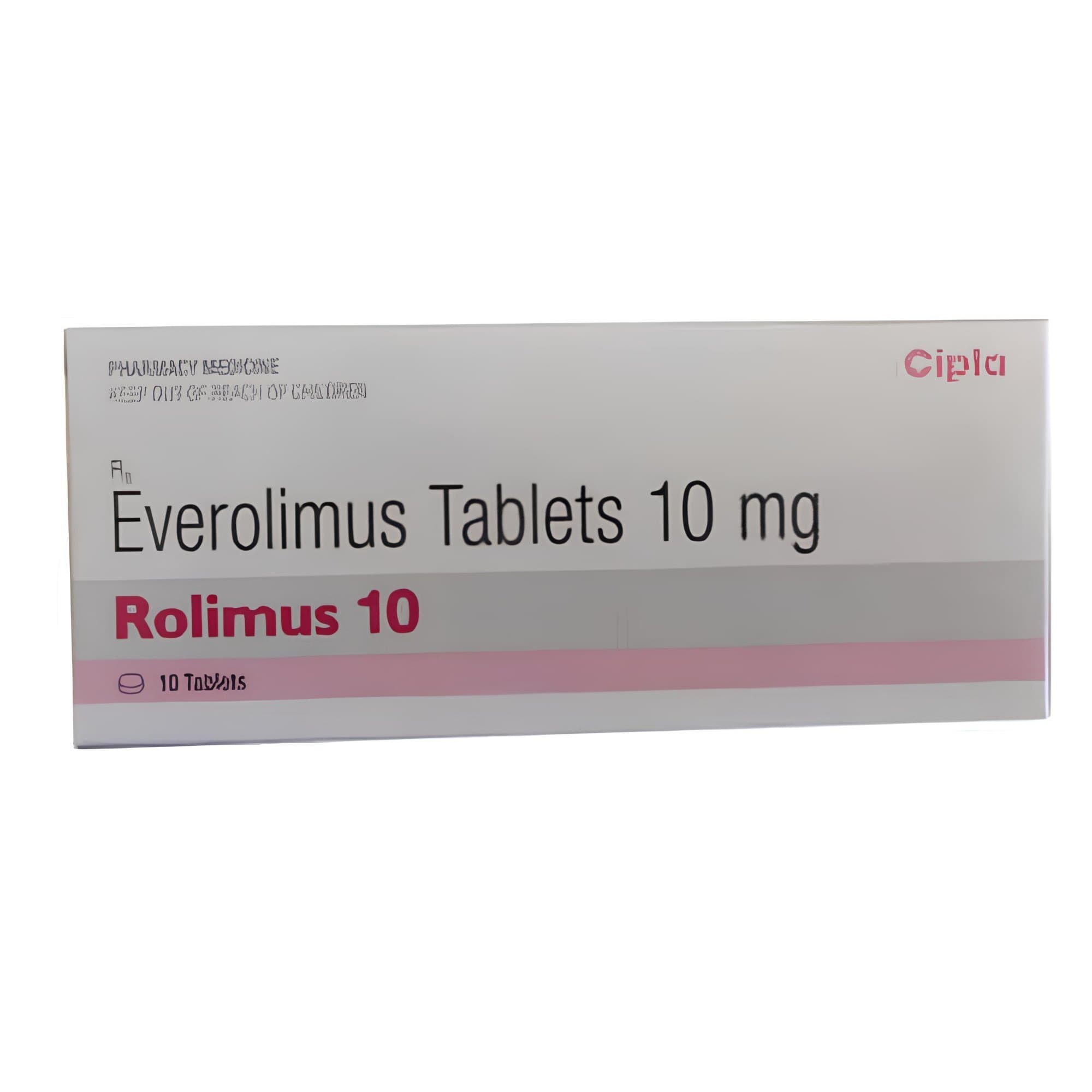 Rapact (Everolimus) 10 mg Tablets product image 1