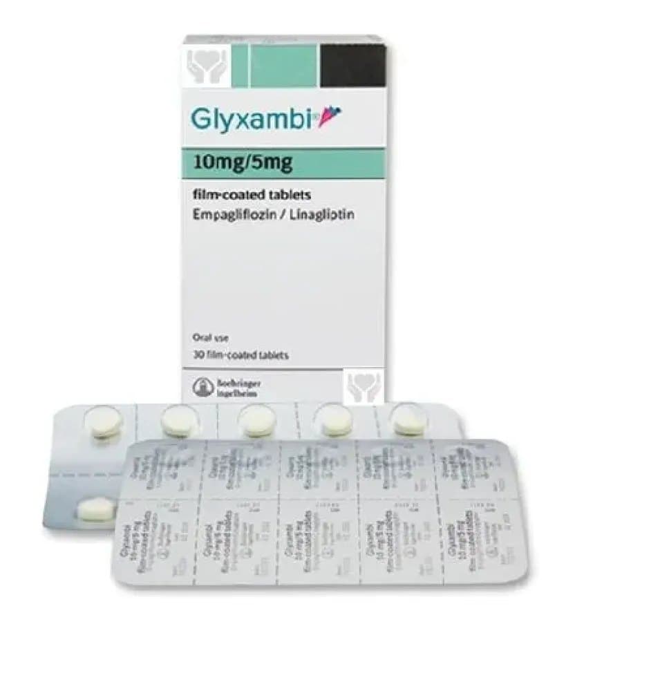 Glyxambi Tablets (Empagliflozin/Linagliptin) 10 mg/5 mg product image 1