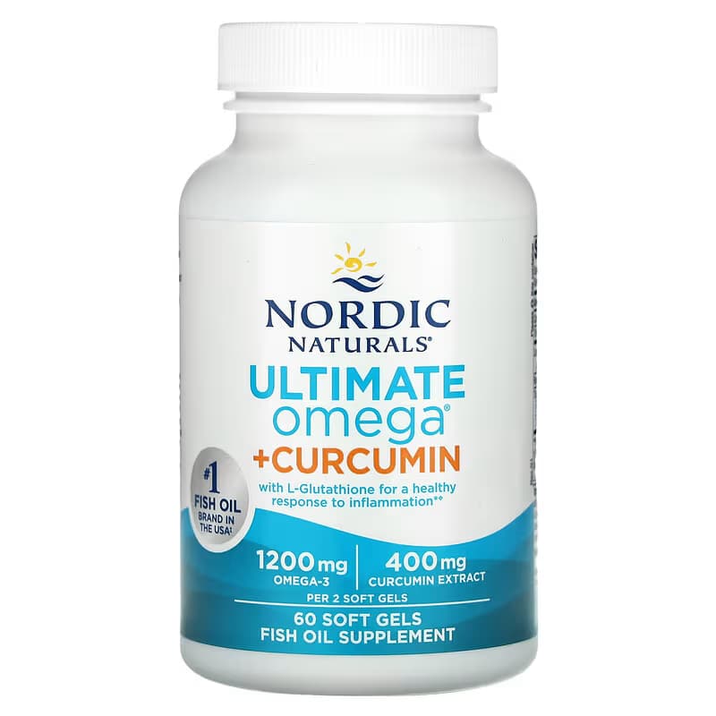Nordic Naturals Ultimate Omega + Curcumin Softgel