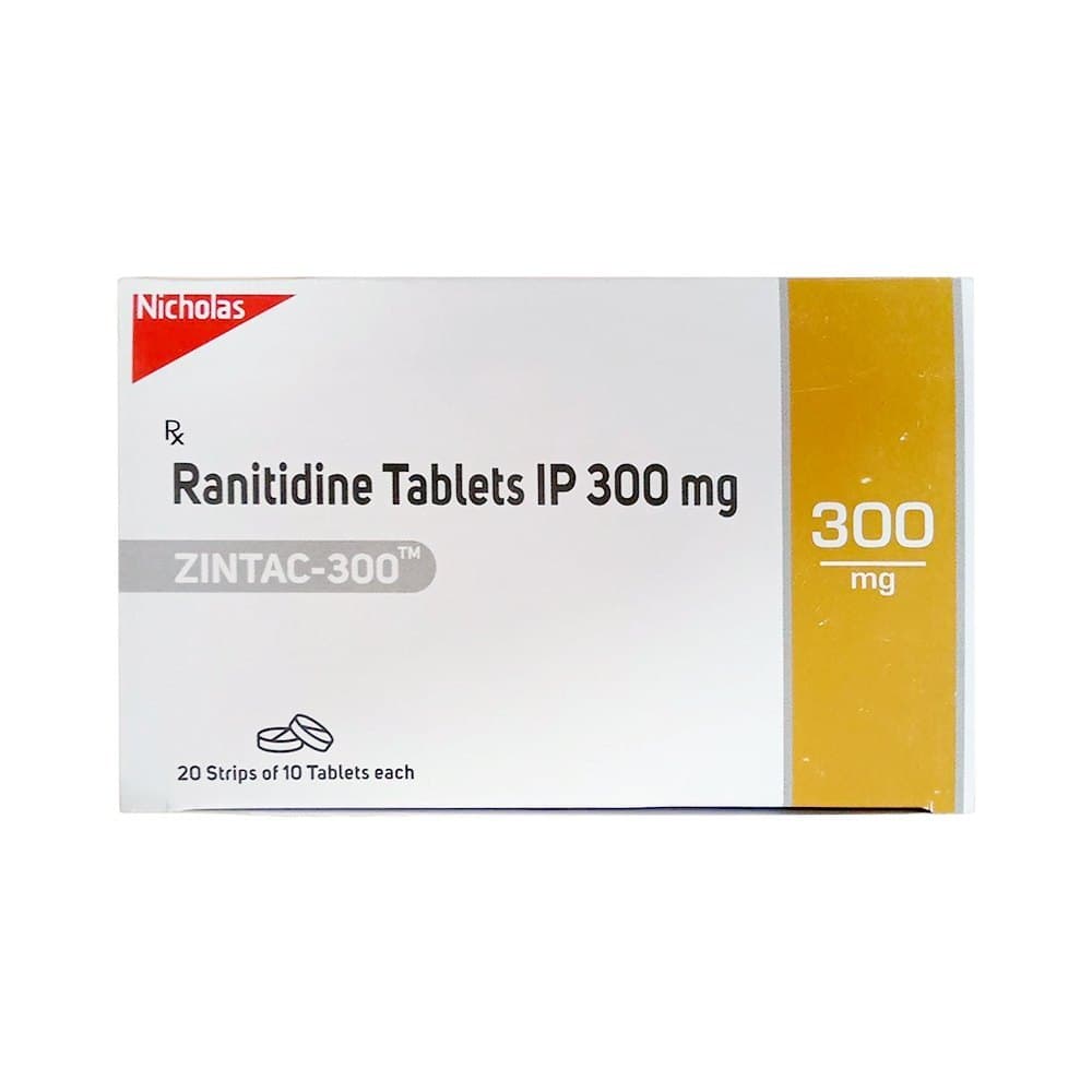 Zinetac (Ranitidine) Tablets 300 mg