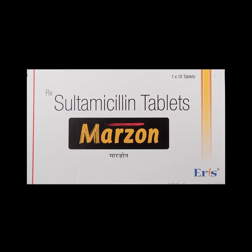 Marzon 375 mg Tablets (Sultamicillin Tosilate) product image 1