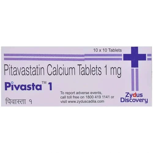 Pivasta (Pitavastatin) 1 mg Tablets