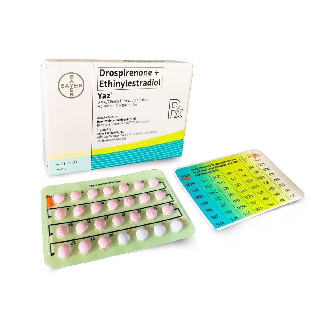Yaz (Drospirenone/Ethinylestradiol) Tablets