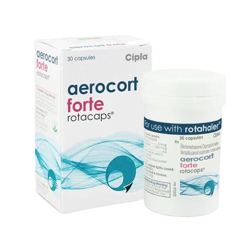 Aerocort Forte Rotacaps (Beclometasone/Levosalbutamol) 200 Mcg product image 1