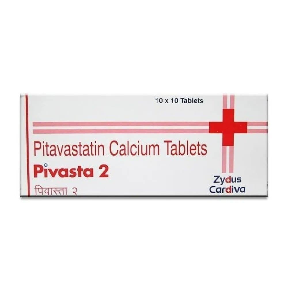 Pivasta (Pitavastatin) 2 mg Tablets product image 1