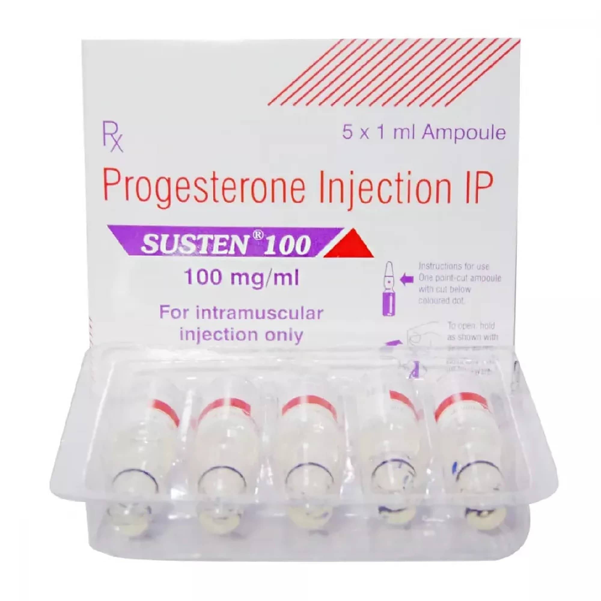 Susten Injection (Progesterone) 100 mg