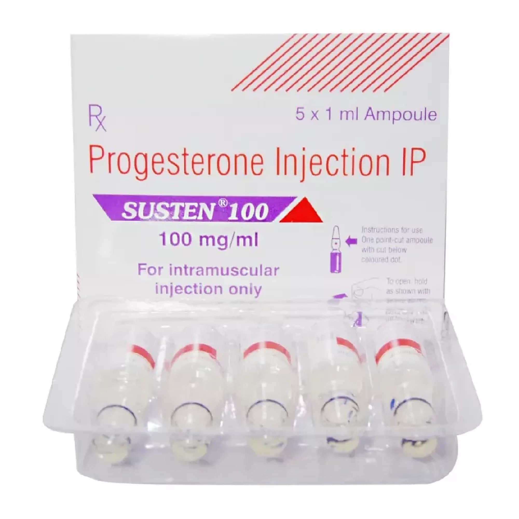 Susten Injection (Progesterone) 100 mg product image 1
