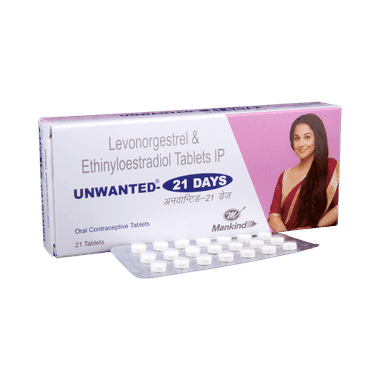 Unwanted 21 Days (Levonorgestrel/Ethinylestradiol) 0.1mg/0.02mg