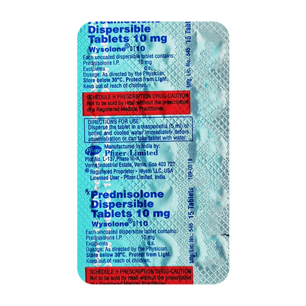 Wysolone (Prednisolone) Tablets 10 mg