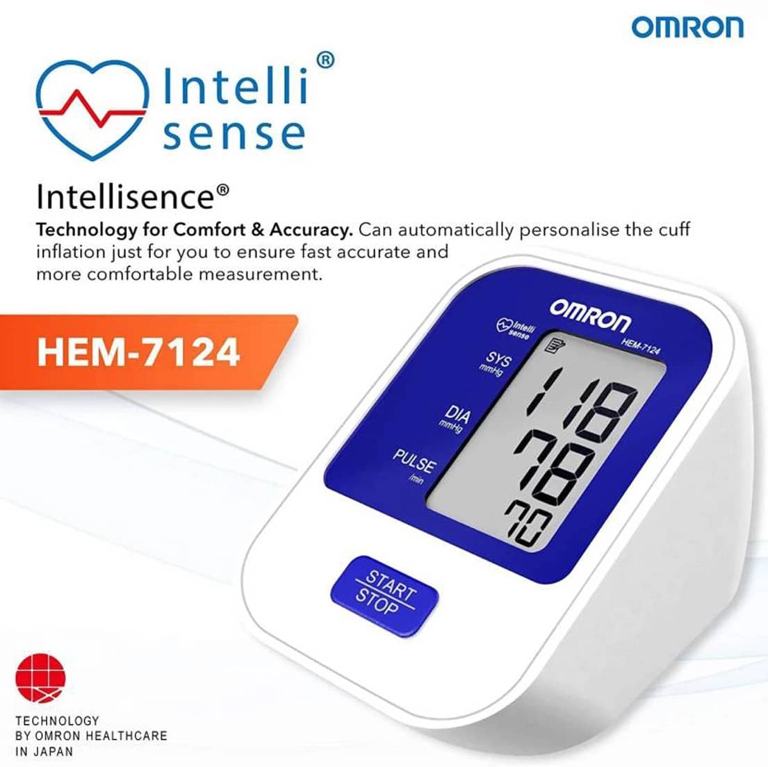 Omron HEM 7124-IN BP Monitor