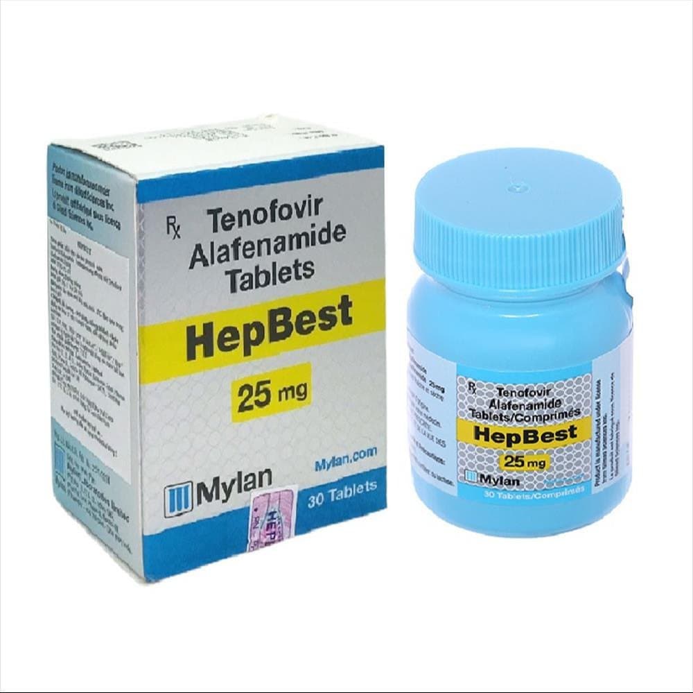 HepBest (Tenofovir Alafenamide) 100 mg Tablets product image 1