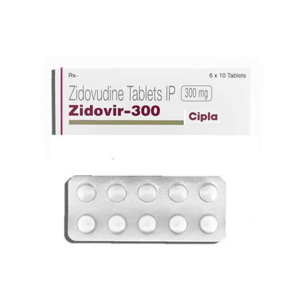 Zidovir (Zidovudine) 300 mg Tablets