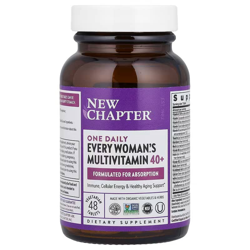 New Chapter One Daily Every Women's Multivitamin Vegetarian Tablets