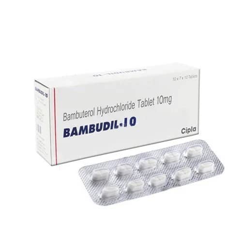Bambudil (Bambuterol) 10 mg Tablets