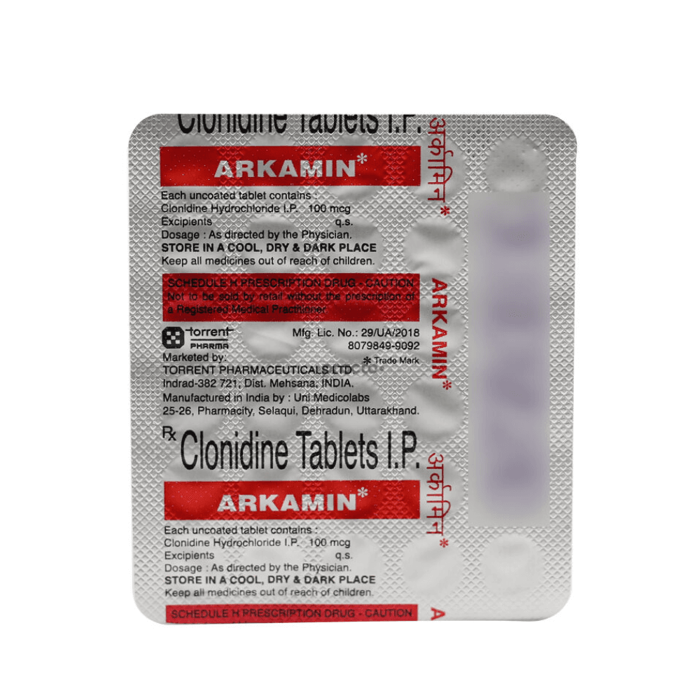 Arkamin Tablets (Clonidine) product image 1