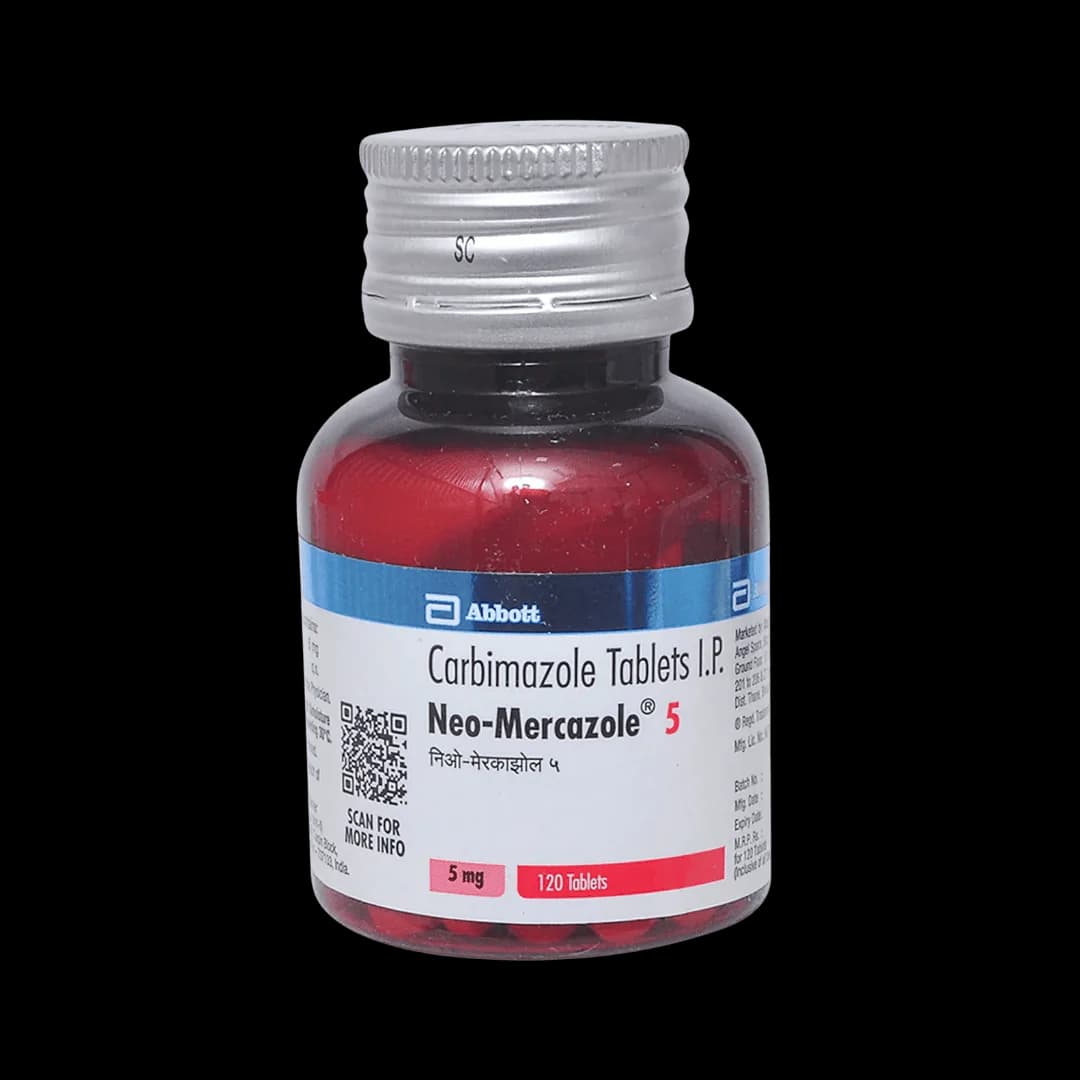 Neo-Mercazole (Carbimazole) 5mg Tablets product image 1