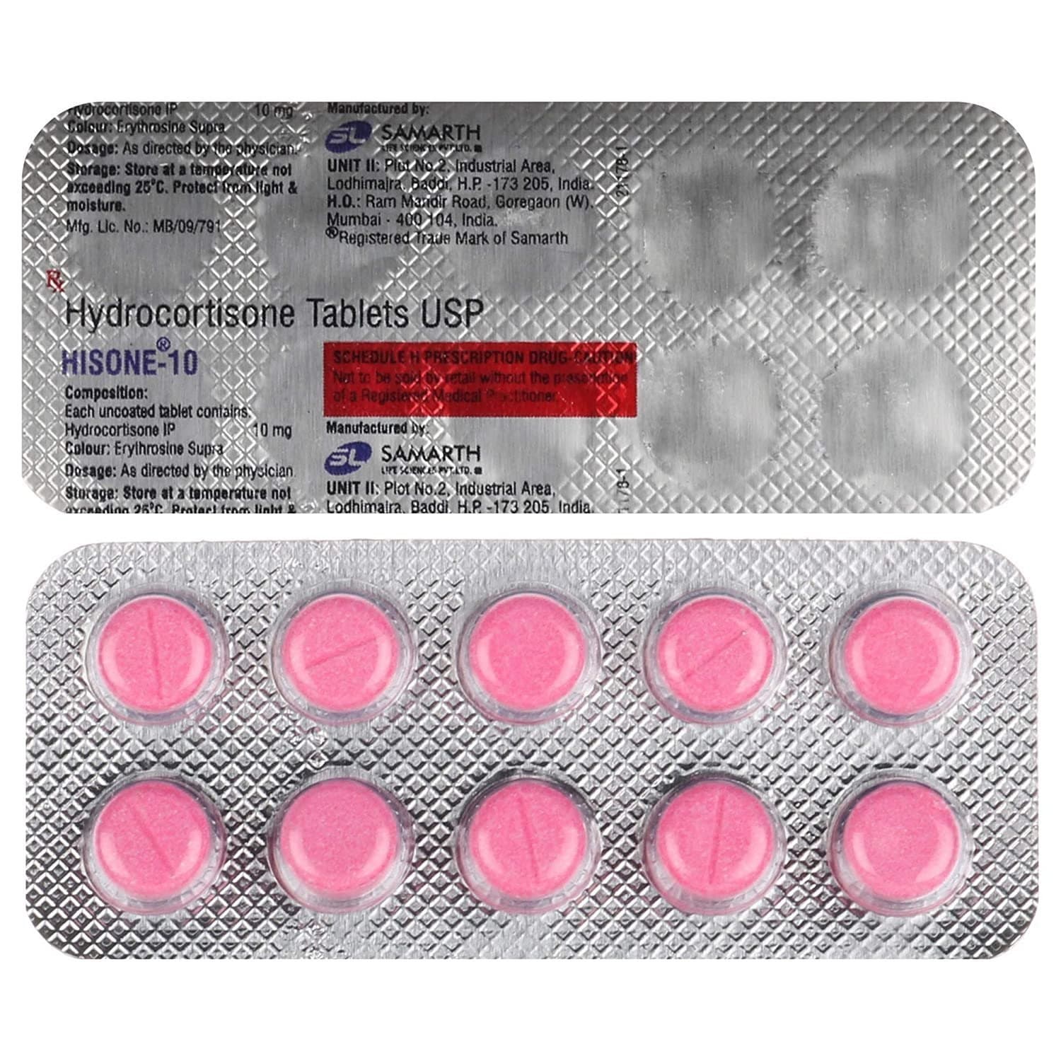 Hisone (Hydrocortisone) 20 mg Tablets product image 1