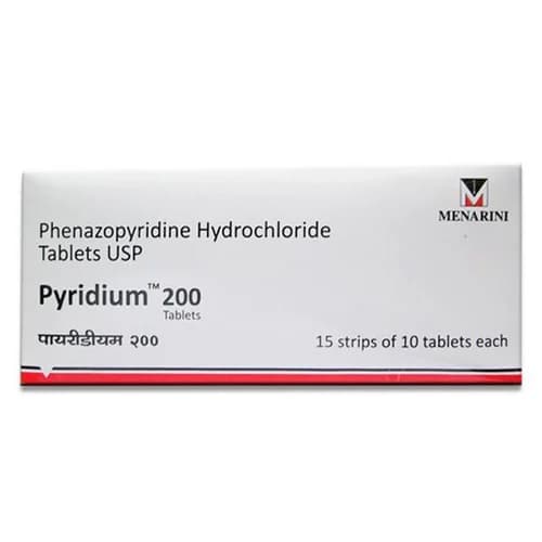 Pyridium 100 mg Tablets (Phenazopyridine) product image 1