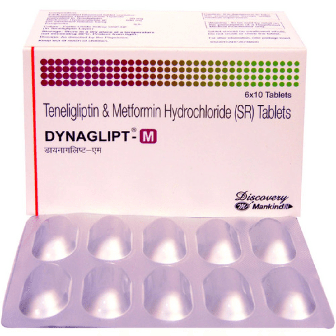 Dynaglipt-M Tablets SR (Metformin/Teneligliptin)