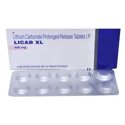 Licab (Lithium Carbonate) 400 mg Tablets product image 1
