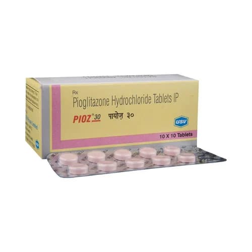 Pioz (Pioglitazone) Tablets 30 mg product image 1