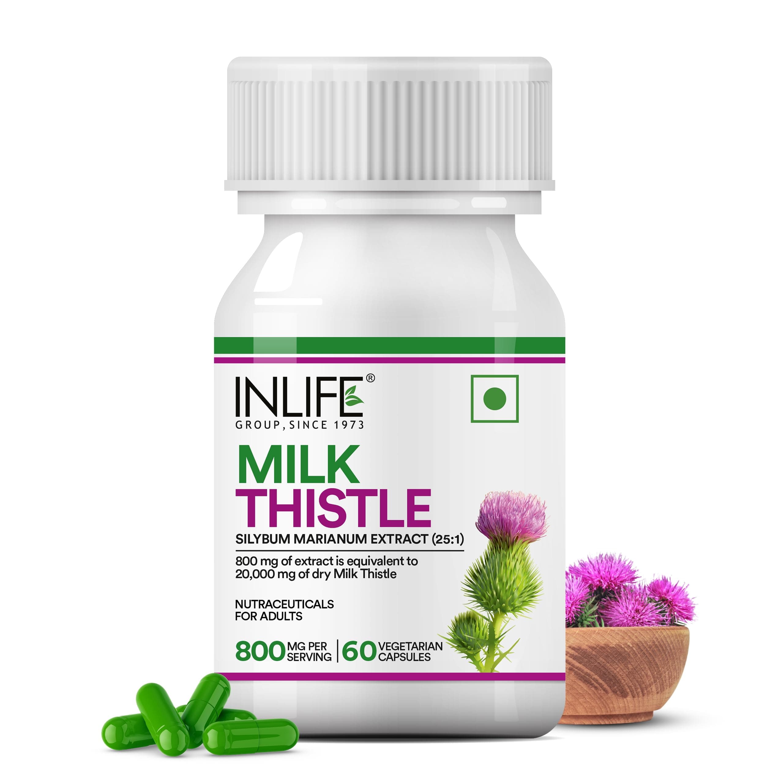 Milk Thistle Veg Capsule Bottle product image 1