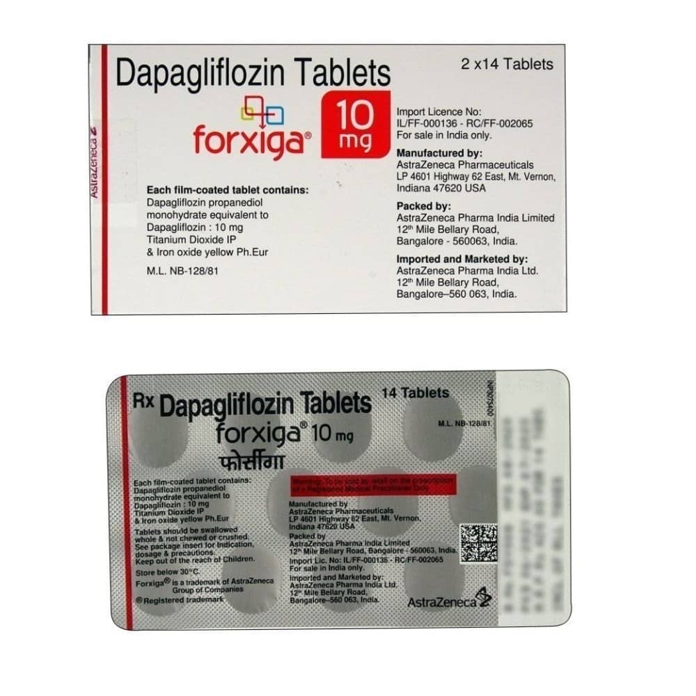 Forxiga (Dapagliflozin) Tablets 10 mg